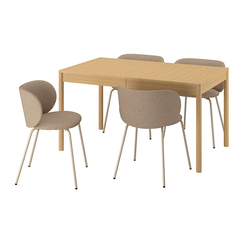 TONSTAD / KRYLBO, extendable table and 4 chairs. 1 of 8 open dialog
