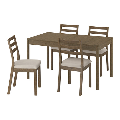 TONSTAD / TONSTAD, table and 4 chairs. 1 of 8 open dialog