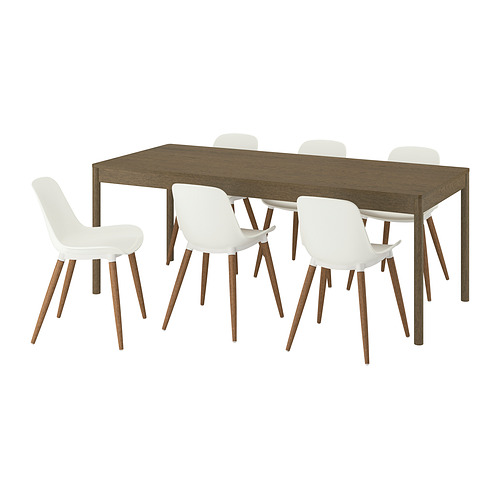 TONSTAD / GRÖNSTA, mesa y 6 sillas. 1 de 6 open dialog