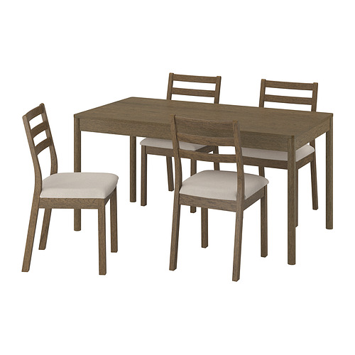 TONSTAD / TONSTAD, table and 4 chairs. 1 of 7 open dialog
