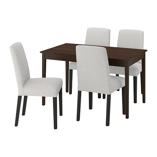 NÄSINGE / BERGMUND, mesa con 4 sillas. 1 de 8 open dialog