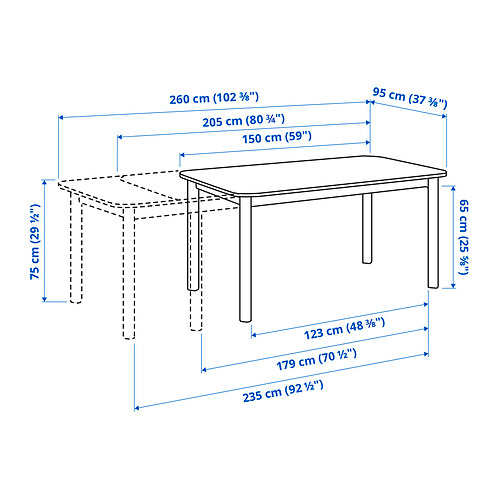 STRANDTORP / SIGTRYGG, mesa con 4 sillas 9 de 10 open dialog