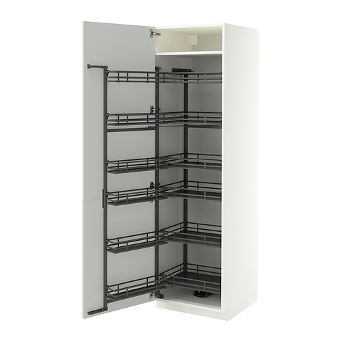 METOD, high cabinet with pull-out pantry. 1 of 2 open dialog