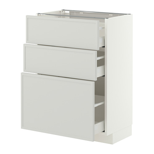 METOD / MAXIMERA, base cabinet with 3 drawers. 1 of 2 open dialog