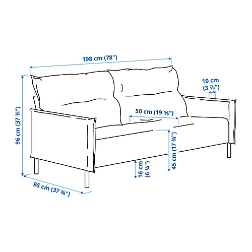 MANNARP, 3 seat sofa. 10 of 10 open dialog