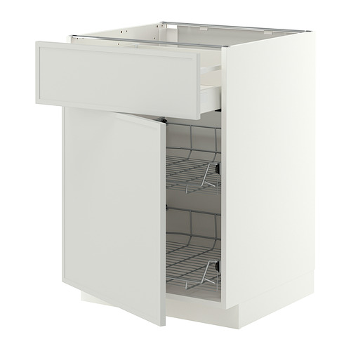 METOD / MAXIMERA, base cab w wire basket/drawer/door. 1 of 2 open dialog