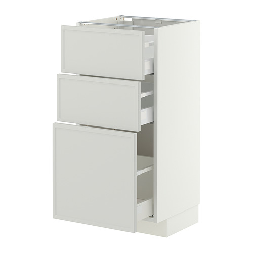METOD / MAXIMERA, base cabinet with 3 drawers. 1 of 2 open dialog