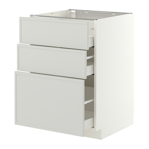 METOD / MAXIMERA, base cabinet with 3 drawers. 1 of 2 open dialog
