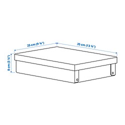 Measurement Illustration - GÄRDESGÅRD storage box with lid