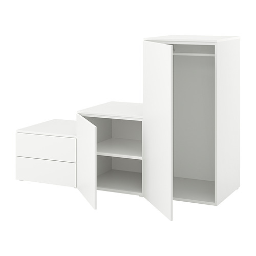 PLATSA, wardrobe with 2 doors and 2 drawers. 1 of 4 open dialog