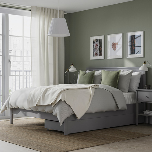 GULLABERG, bed frame with 2 storage boxes. 2 of 8 open dialog