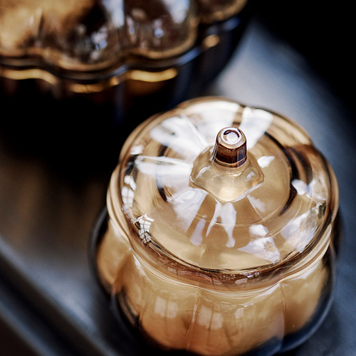 HÖSTAGILLE, scented candle in glass. 3 of 5 open dialog