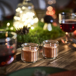 HÖKGÖK vela aromática recipiente de vidrio