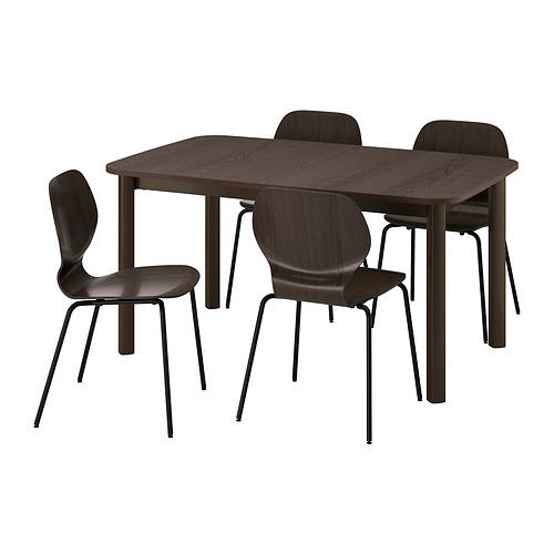 STRANDTORP / SIGTRYGG, mesa con 4 sillas 1 de 10 open dialog
