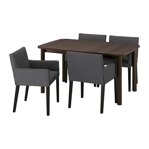 STRANDTORP / MÅRENÄS, mesa extensible y 4 sillas. 1 de 7 open dialog