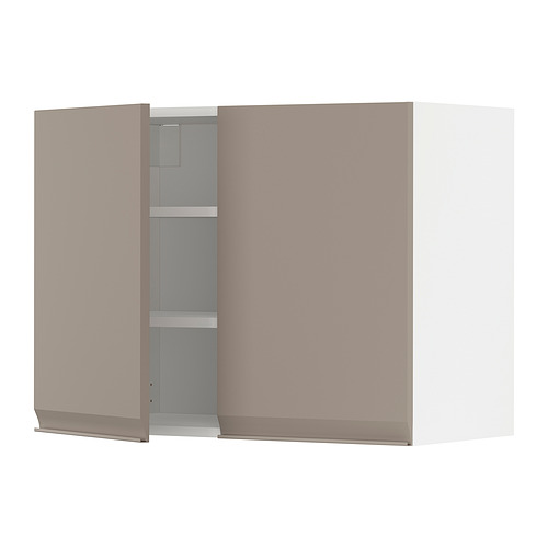 METOD, wall cabinet with shelves/2 doors. 1 of 4 open dialog