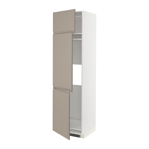 METOD, high cabinet for fridge/freezer with 3 doors. 1 of 4 open dialog