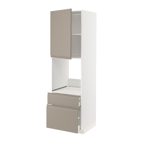 METOD / MAXIMERA, high cabinet for oven with door/2 drawers. 1 of 4 open dialog