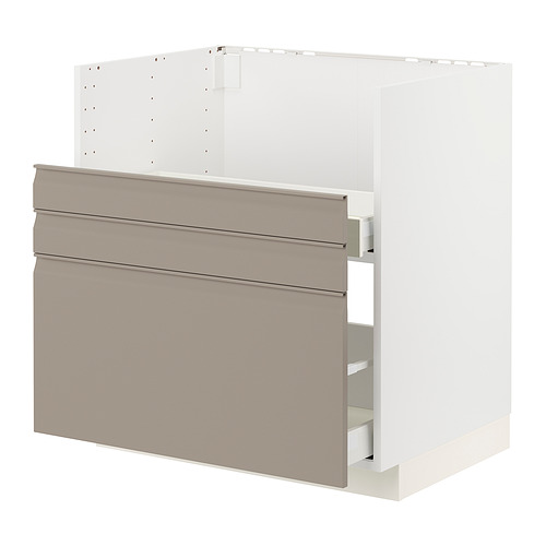 METOD / MAXIMERA, base cabinet for BREDSJÖN sink/2 fronts/2 drawers. 1 of 4 open dialog