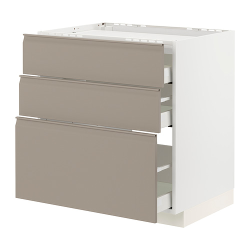 METOD / MAXIMERA, base cabinet for cppktop/3 fronts/3 drawers. 1 of 4 open dialog