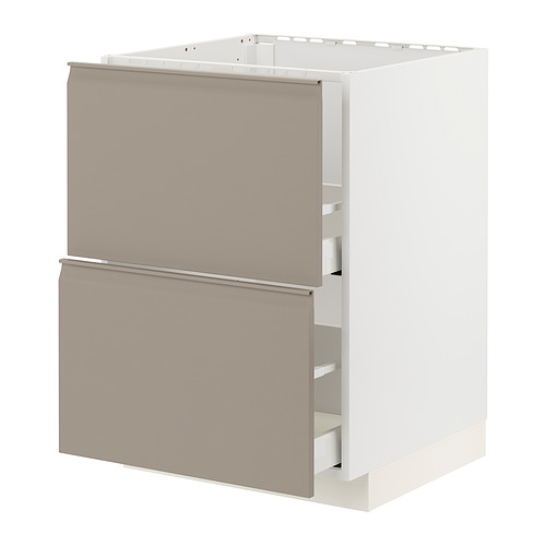 METOD / MAXIMERA, base cabinet for sink with 2 fronts/2 drawers. 1 of 4 open dialog