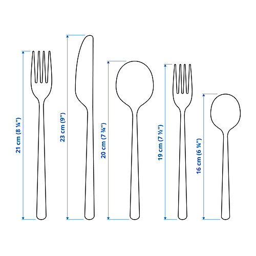LÖFTESRIK, 20-piece flatware set 5 of 5 open dialog