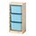 Select colour variation: Light white stained pine / light blue