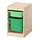 Select colour variation: light white stained pine light green/bright green