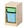 Current variation: light white stained pine light green/light blue