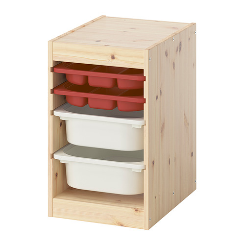 TROFAST, storage combination with box/trays. 1 of 3 open dialog