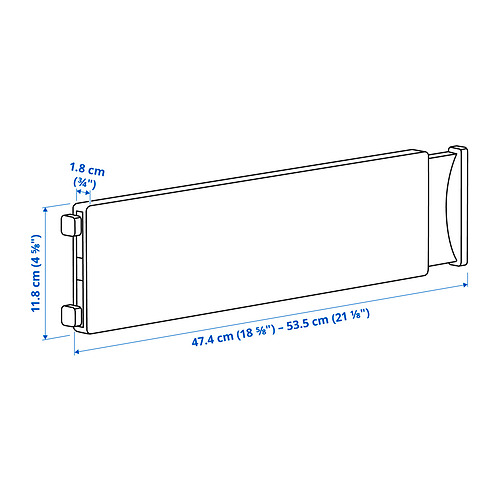 VARIERA, drawer divider. 8 of 8 open dialog
