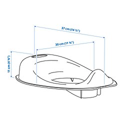 Measurement Illustration - TOSSIG toilet seat