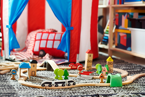 LILLABO, 45-piece train set with track 5 of 9 open dialog