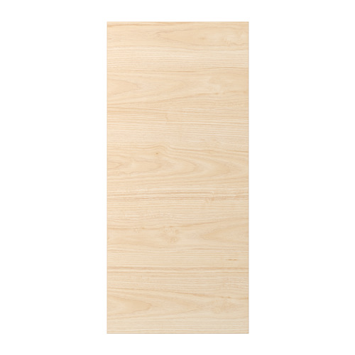Panel ASKERSUND con motivos de madera blanquecina, forma rectangular, superficie lisa.