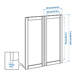 Ilustración de medidas - IVAR puerta