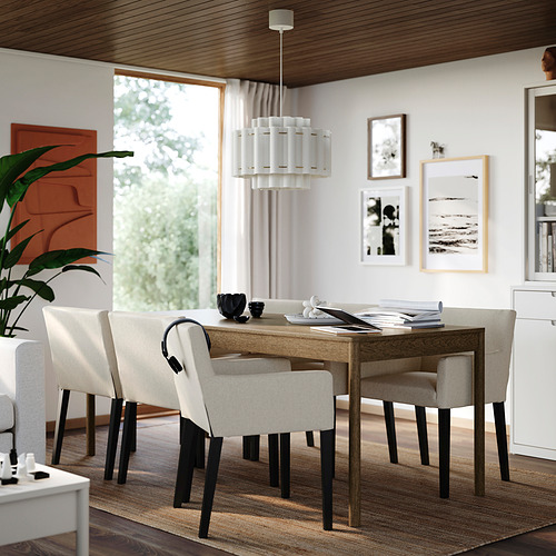 TONSTAD / MÅRENÄS, mesa y 6 sillas. 2 de 8 open dialog