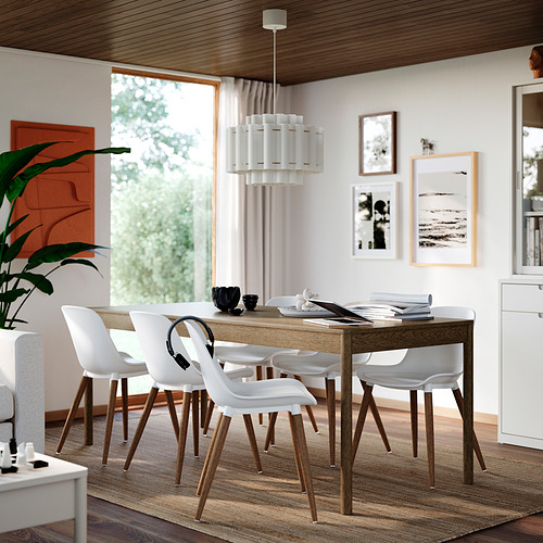 TONSTAD / GRÖNSTA, mesa y 6 sillas. 2 de 6 open dialog