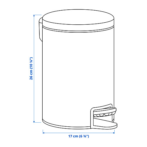 GANSJÖN, trash can. 5 of 5 open dialog