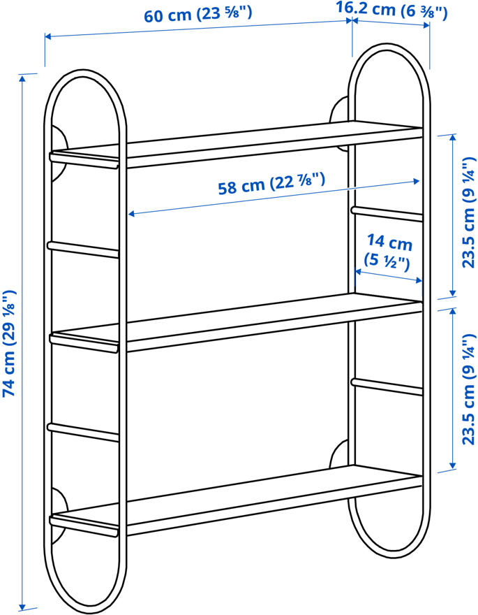 FÄRGSÄTTARE, estante de pared. 6 de 6 open dialog