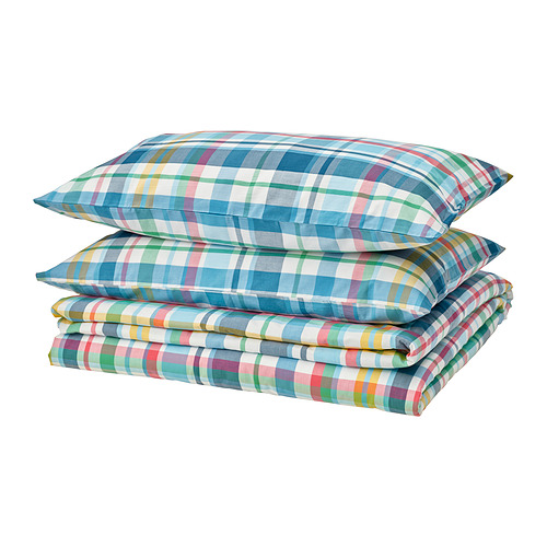 HÖSTGENTIANA, funda nórdica+funda(s) de almohada. 1 de 5 open dialog