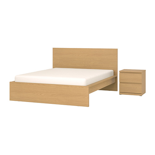 MALM / STORKLINTA, bedroom furniture, set of 2. 1 of 9 open dialog