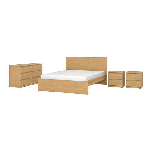 MALM / STORKLINTA, bedroom furniture, set of 4. 1 of 11 open dialog