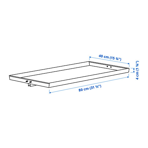 MITTZON, display shelf for frame with castors 5 of 5 open dialog