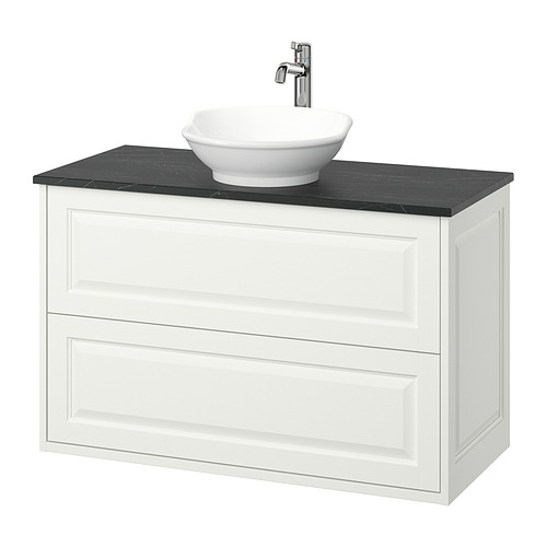 TÄNNFORSEN / VÄSTERSJÖN, Bathroom vanity with sink & faucet VOXNAN. 1 of 8 open dialog