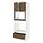 Select colour variation: white/Tistorp brown walnut effect