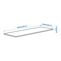 Measurement Illustration - MITTZON table top