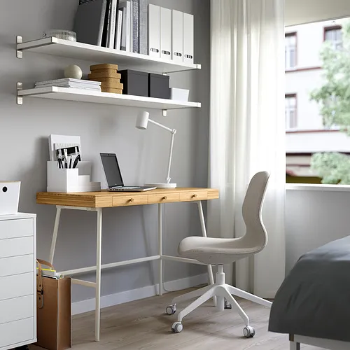 IKEA Santo Domingo - LILLÅSEN desk, bamboo, 19 1/4 