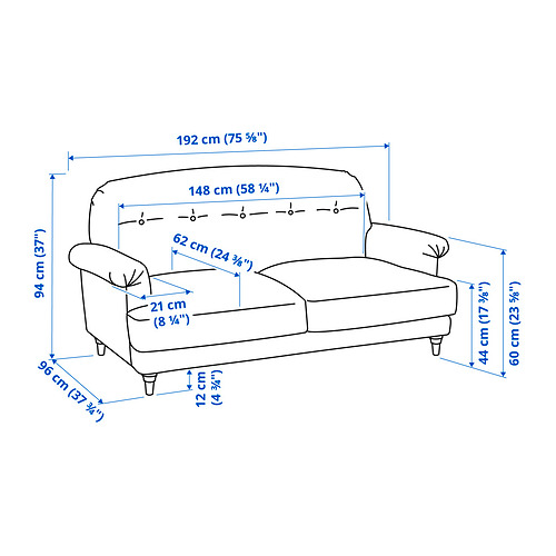 ESSEBODA, loveseat 9 of 9 open dialog