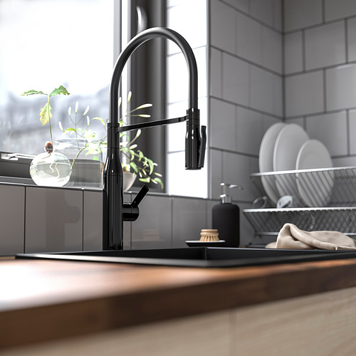 TOLLSJÖN, kitchen faucet with handspray 4 of 5 open dialog