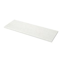 KASKER, custom countertop, White marble effect / quartz